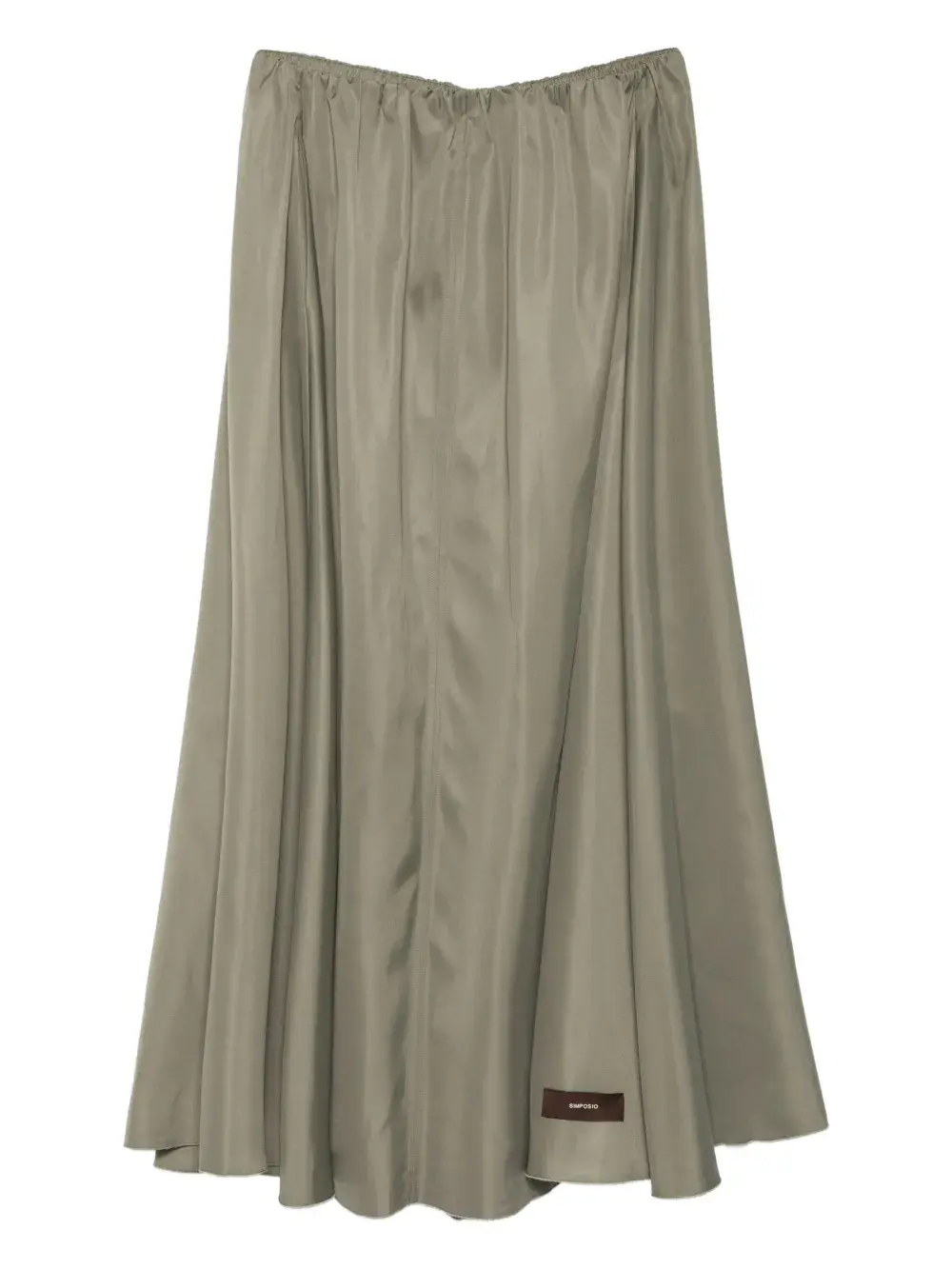 Плиссированная юбка с нашивкой-логотипом Alysi, зеленый
Плиссированная юбка с нашивкой-логотипом Alysi, зеленый