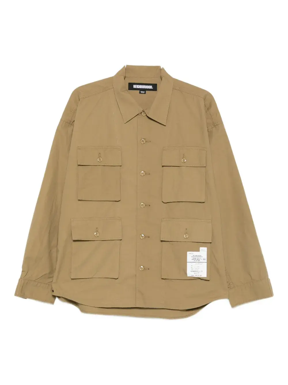 Хлопковая рубашка Neighborhood, коричневый
Хлопковая рубашка Neighborhood, коричневый