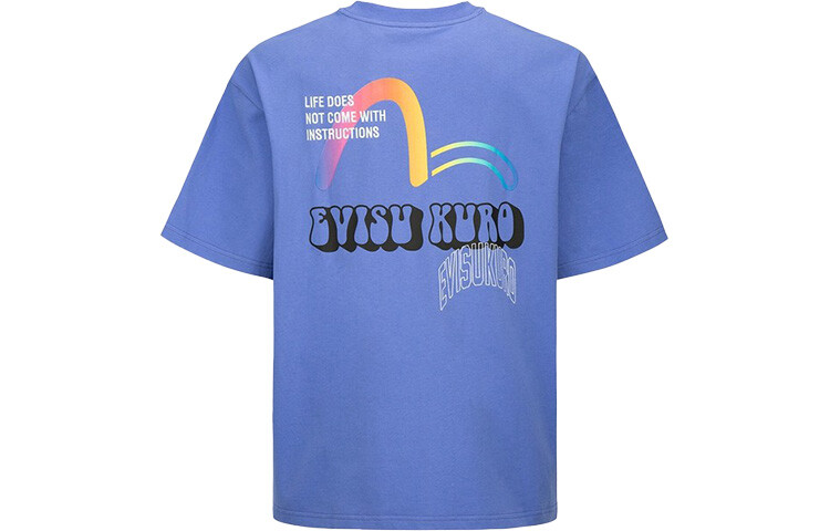 Футболка мужская фиолетовая Evisu, фиолетовый 
Футболка мужская фиолетовая Evisu, фиолетовый