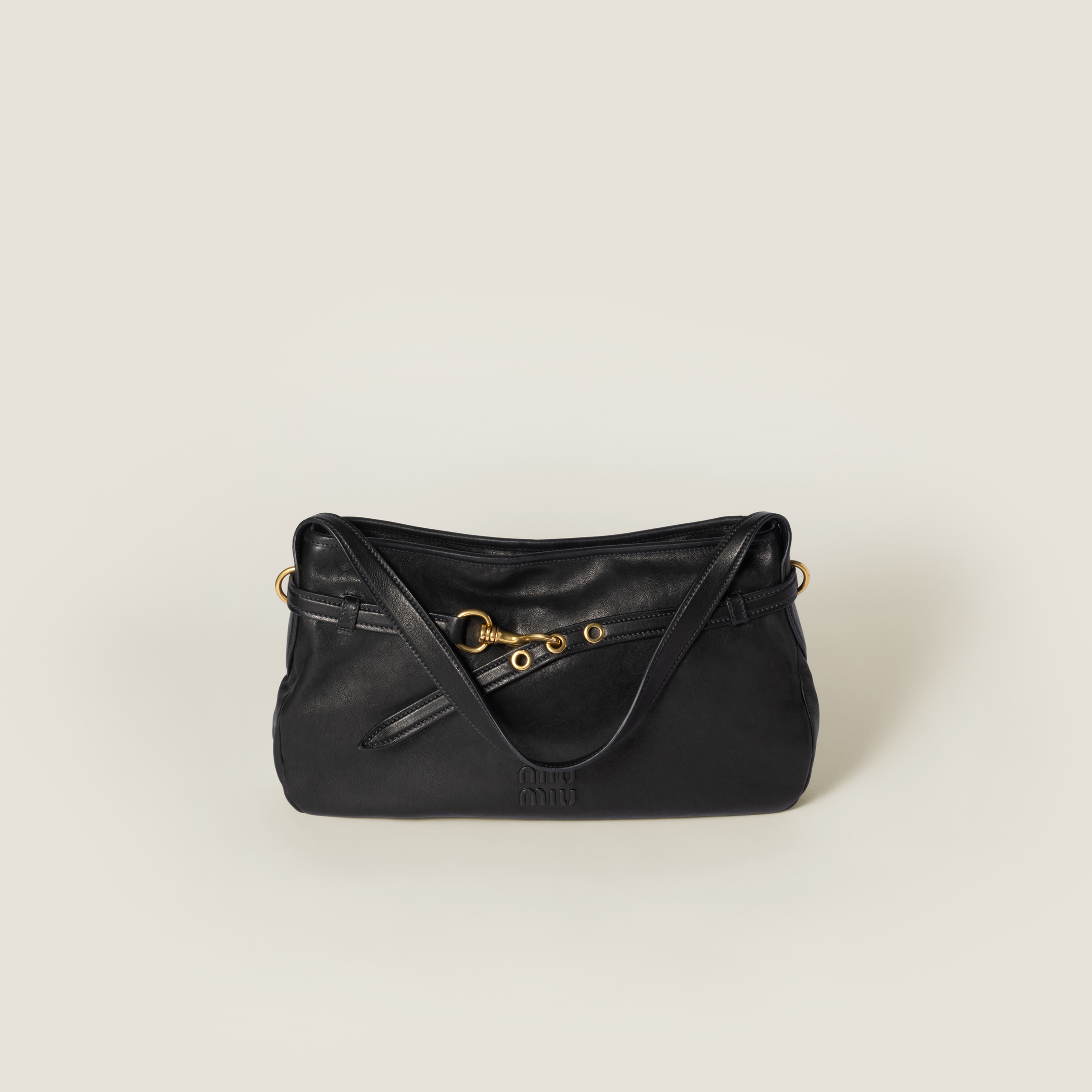 Сумка aventure из наппа- кожи MIU MIU, черный
Сумка aventure из наппа- кожи MIU MIU, черный