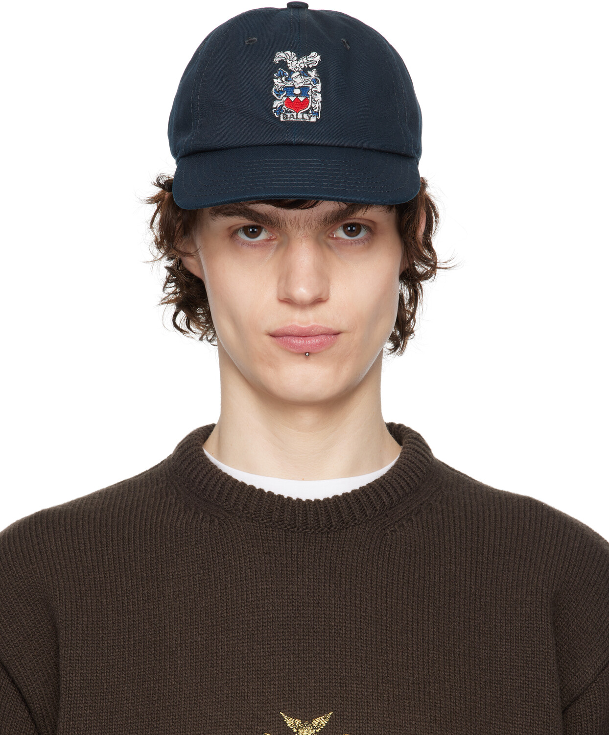 Бейсболка цвета морской волны Bally
Бейсболка цвета морской волны Bally