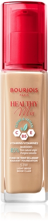 Осветляющая увлажняющая основа 24 часа Bourjois Healthy Mix, 53W Light Beige 30 ml 
Осветляющая увлажняющая основа 24 часа Bourjois Healthy Mix, 53W Light Beige 30 ml