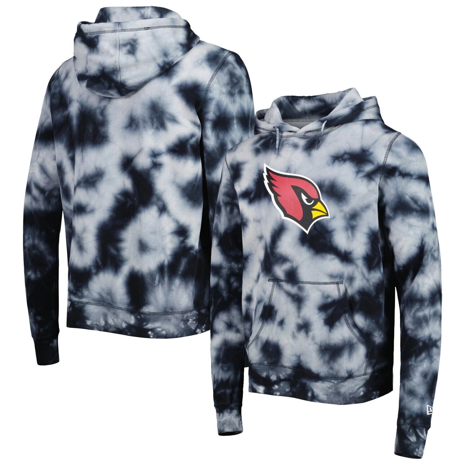 Мужской черный пуловер с капюшоном Arizona Cardinals Team Tie Dye New Era
Мужской черный пуловер с капюшоном Arizona Cardinals Team Tie Dye New Era