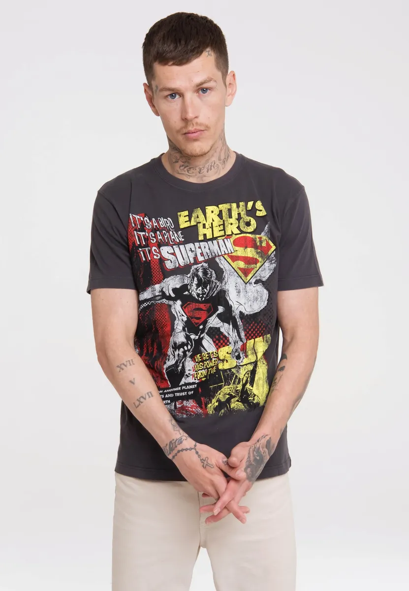 Футболка Logoshirt "Супермен" с крутым мотивом супергероя, серый
Футболка Logoshirt "Супермен" с крутым мотивом супергероя, серый