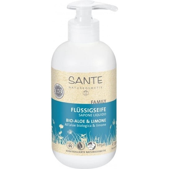 Жидкое мыло для рук с органическим алоэ и цитрусовыми, 500 мл Sante
Жидкое мыло для рук с органическим алоэ и цитрусовыми, 500 мл Sante