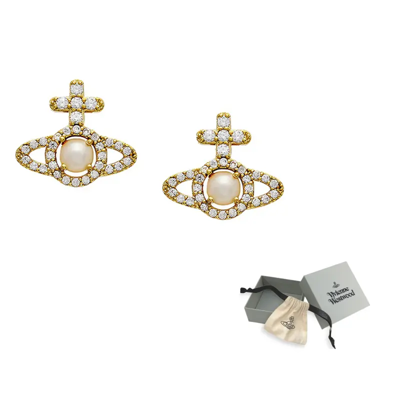 Олимпийские жемчужные серьги Vivienne Westwood
Олимпийские жемчужные серьги Vivienne Westwood