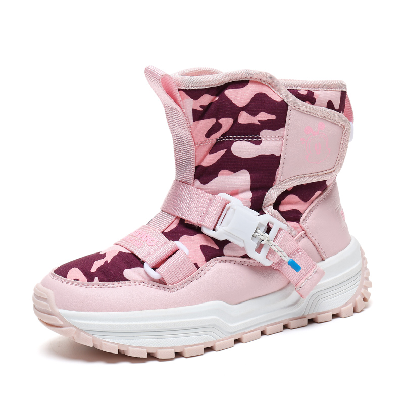 Теплые детские ботинки с противоскользящей подошвой и защитой от ударов BOBDOG, розовый
Теплые детские ботинки с противоскользящей подошвой и защитой от ударов BOBDOG, розовый