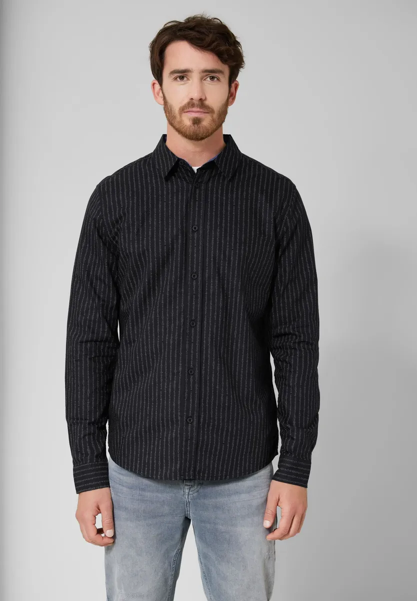 STREET ONE МУЖСКАЯ рубашка с длинными рукавами и планкой на пуговицах Street One Men, черный
STREET ONE МУЖСКАЯ рубашка с длинными рукавами и планкой на пуговицах Street One Men, черный