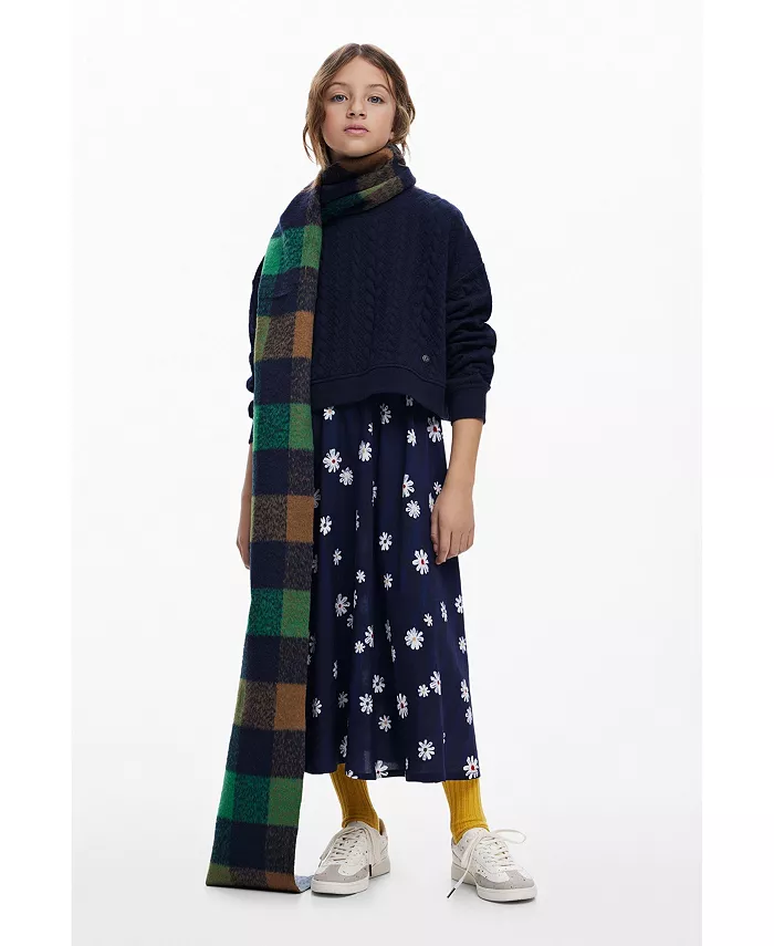 Детское платье 2-в-1 с цветочным принтом Desigual, синий
Детское платье 2-в-1 с цветочным принтом Desigual, синий