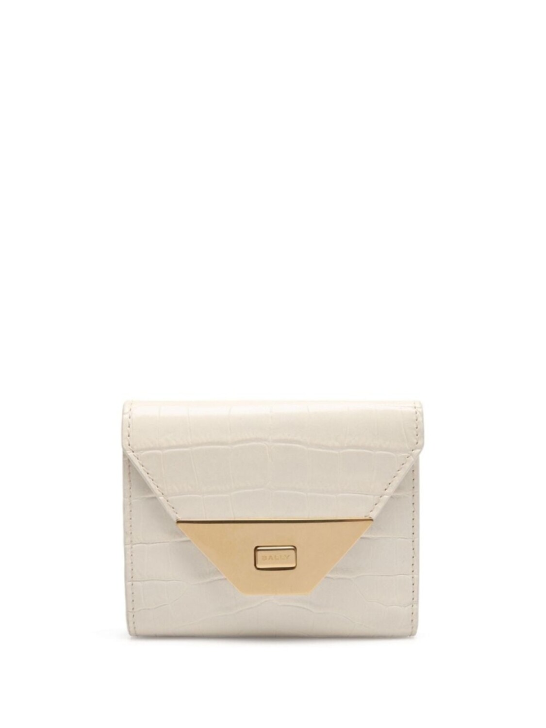 Кошелек с тиснением под кожу крокодила Bally, бежевый
Кошелек с тиснением под кожу крокодила Bally, бежевый