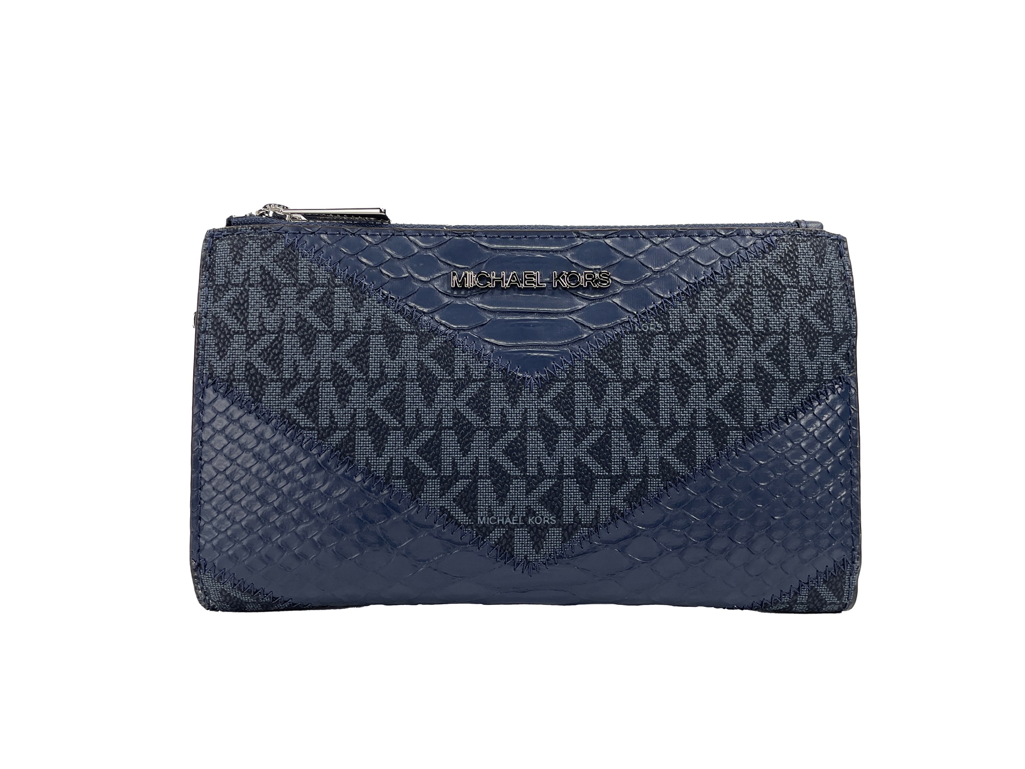 Кошелек Jet Set Large Python Navy Wristlet Wallet с двойной молнией Michael Kors
Кошелек Jet Set Large Python Navy Wristlet Wallet с двойной молнией Michael Kors