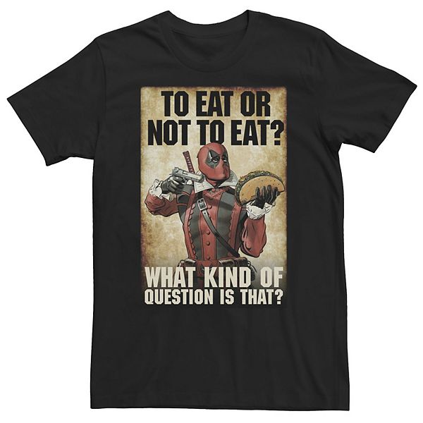 Футболка Big & Tall Deadpool "To eat or not to eat" Marvel
Футболка Big & Tall Deadpool "To eat or not to eat" Marvel