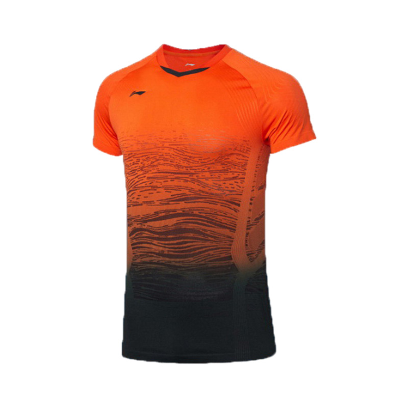 Лининг одежда для бадминтона мужская оранжево-красная
Лининг одежда для бадминтона мужская оранжево-красная