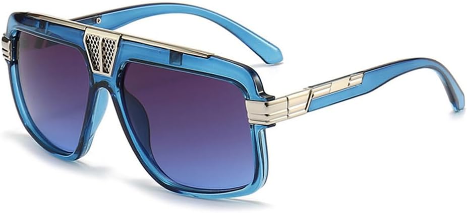 Мужские солнцезащитные очки в стиле панк большого размера для активного отдыха и спорта, защита от ультрафиолета UV400, женские винтажные солнцезащитные очки HCPIHF, Blue Gray Gradient
Мужские солнцезащитные очки в стиле панк большого размера для активного отдыха и спорта, защита от ультрафиолета UV400, женские винтажные солнцезащитные очки HCPIHF, Blue Gray Gradient