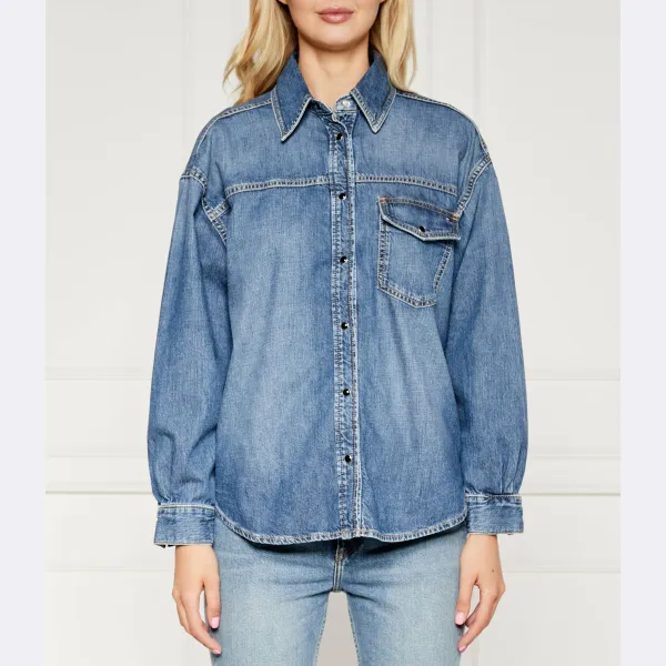 Джинсовая рубашка свободного кроя Tommy Hilfiger, синий
Джинсовая рубашка свободного кроя Tommy Hilfiger, синий