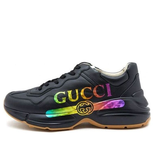 Кроссовки rhyton 'iridescent logo' Gucci, черный
Кроссовки rhyton 'iridescent logo' Gucci, черный