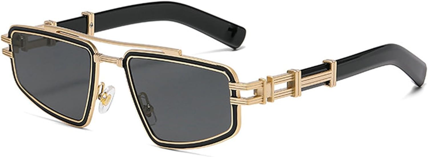 Мужские солнцезащитные очки Willochra в стиле ретро с металлическими двойными перемычками, модные, черные, с защитой от УФ-излучения UV400, в стиле панк, роскошные женские солнцезащитные очки, C1
Мужские солнцезащитные очки Willochra в стиле ретро с металлическими двойными перемычками, модные, черные, с защитой от УФ-излучения UV400, в стиле панк, роскошные женские солнцезащитные очки, C1