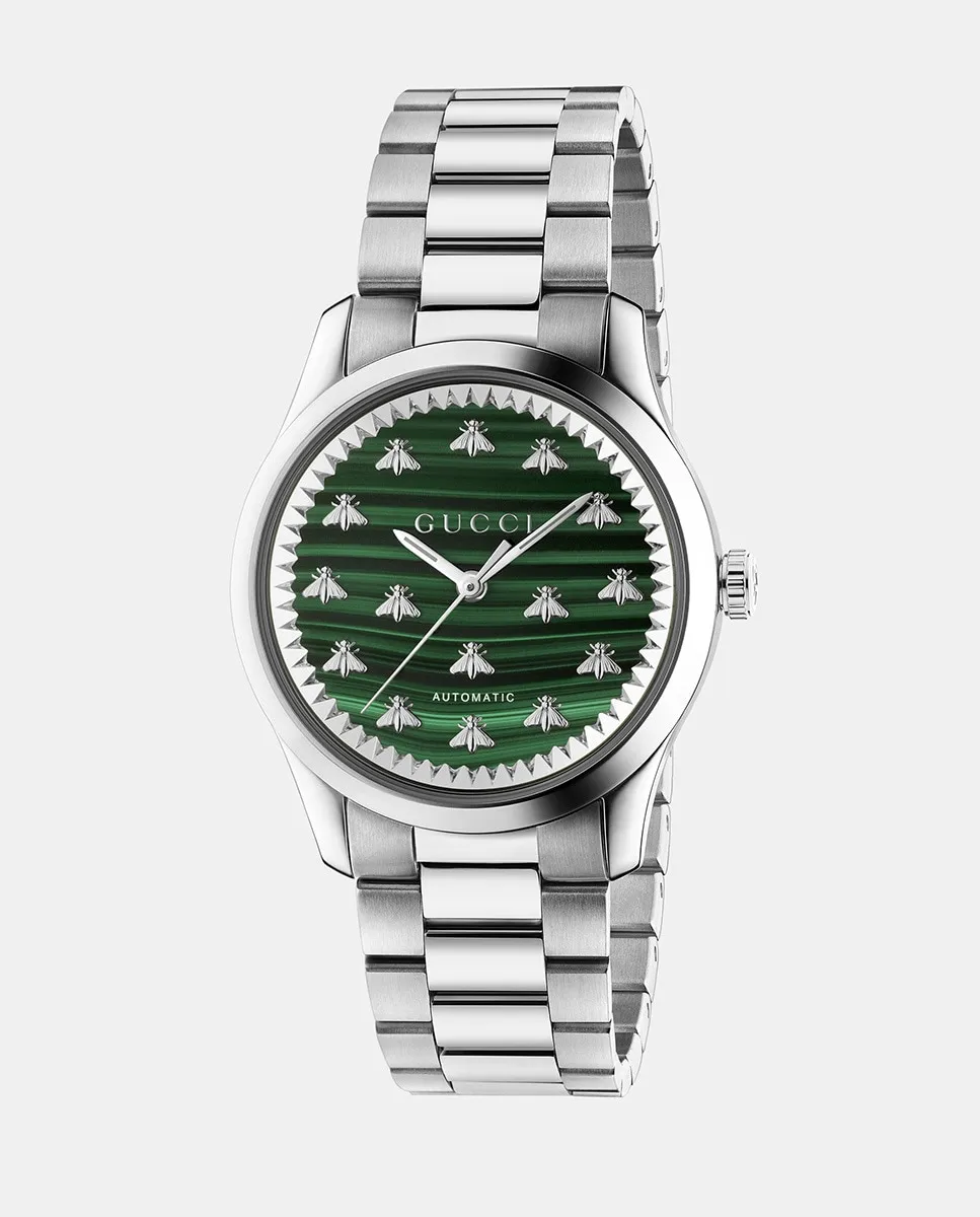 Часы мужские Timeless YA1264176 из стали с автоматическим механизмом Gucci, зеленый
Часы мужские Timeless YA1264176 из стали с автоматическим механизмом Gucci, зеленый