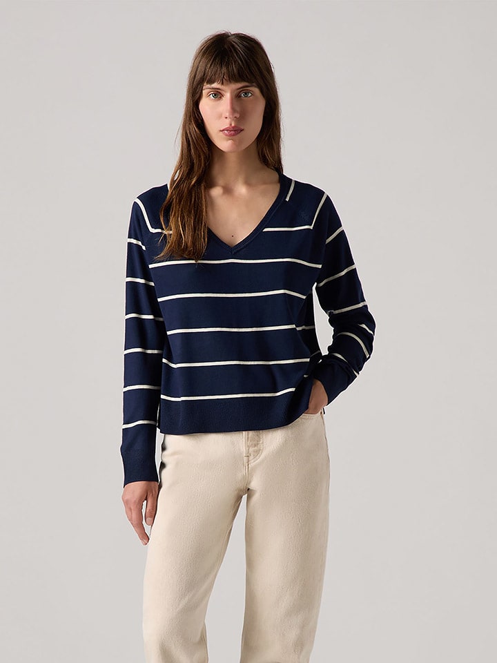 Свитер темно-синего/белого цвета Levi's
Свитер темно-синего/белого цвета Levi's