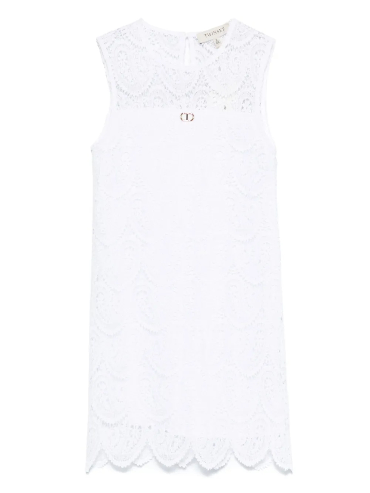 Вышитое платье TWINSET Kids, белый
Вышитое платье TWINSET Kids, белый