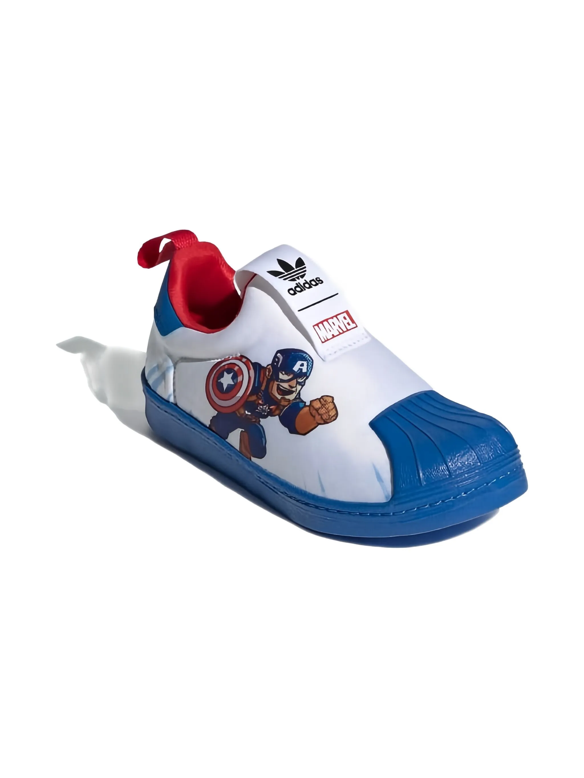 Кроссовки Superstar 360 Captain America из коллаборации с Marvel Adidas Kids, белый
Кроссовки Superstar 360 Captain America из коллаборации с Marvel Adidas Kids, белый