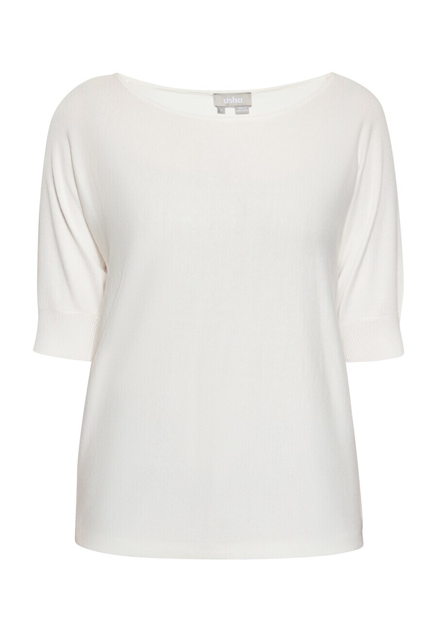 Тонкий вязаный свитер Usha Sweater, белый
Тонкий вязаный свитер Usha Sweater, белый