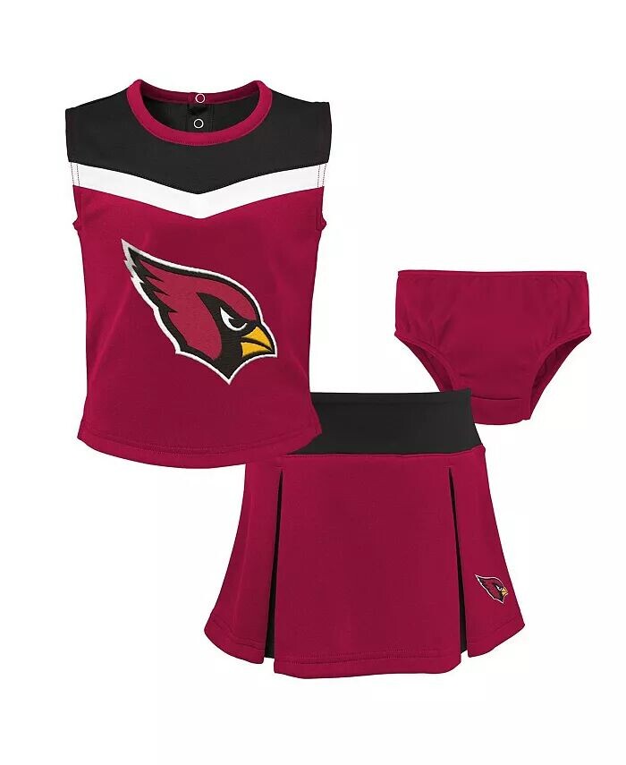 Комплект из двух предметов группы поддержки для девочек Cardinal Arizona Cardinals Spirit Cheer с шароварами Outerstuff, красный