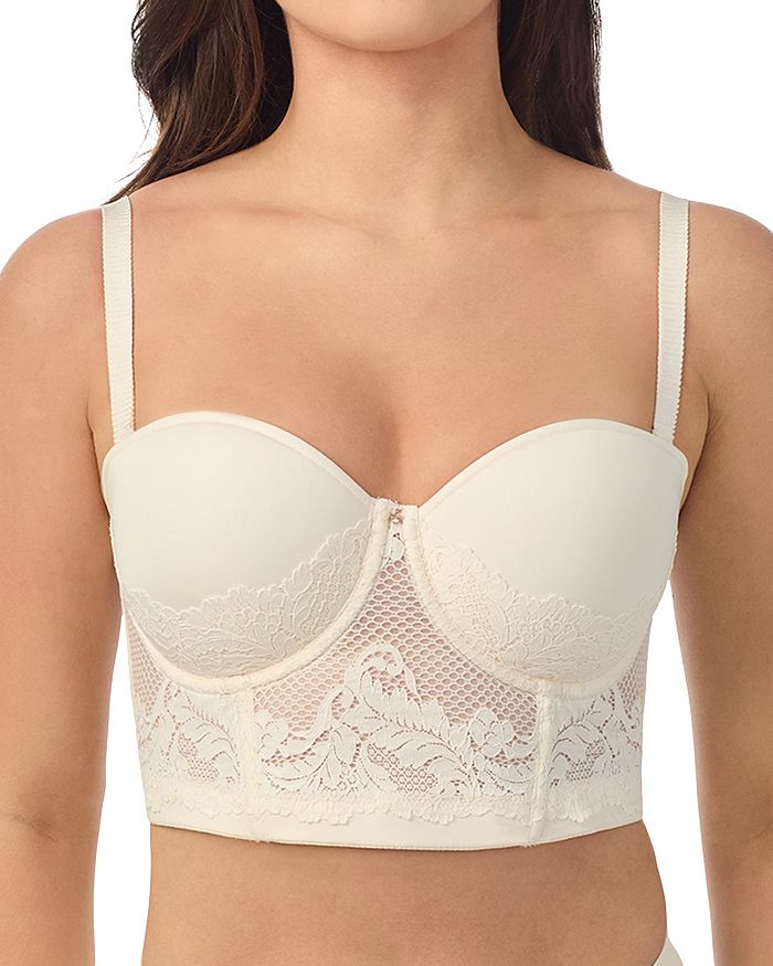 Кружевной аллюрный конвертируемый бюстье Le Mystère, белый
Кружевной аллюрный конвертируемый бюстье Le Mystère, белый