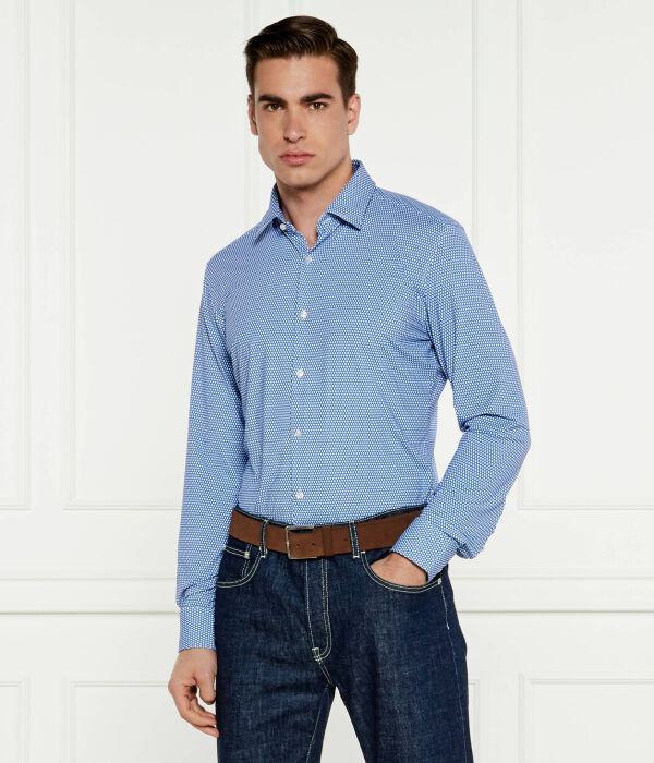 Рубашка мужская Hugo с узором, синий
Рубашка мужская Hugo с узором, синий