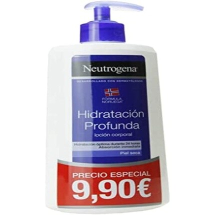 Лосьон для глубокого увлажнения для сухой кожи 400мл, Neutrogena 
Лосьон для глубокого увлажнения для сухой кожи 400мл, Neutrogena