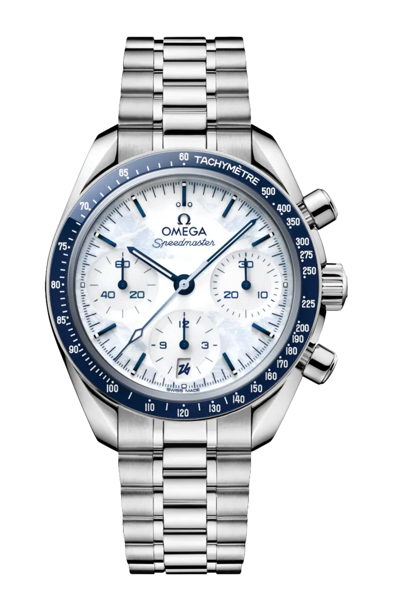Спидмастер 38 мм, нержавеющая сталь на нержавеющей стали - 522.30.38.50.04.001 OMEGA
Спидмастер 38 мм, нержавеющая сталь на нержавеющей стали - 522.30.38.50.04.001 OMEGA