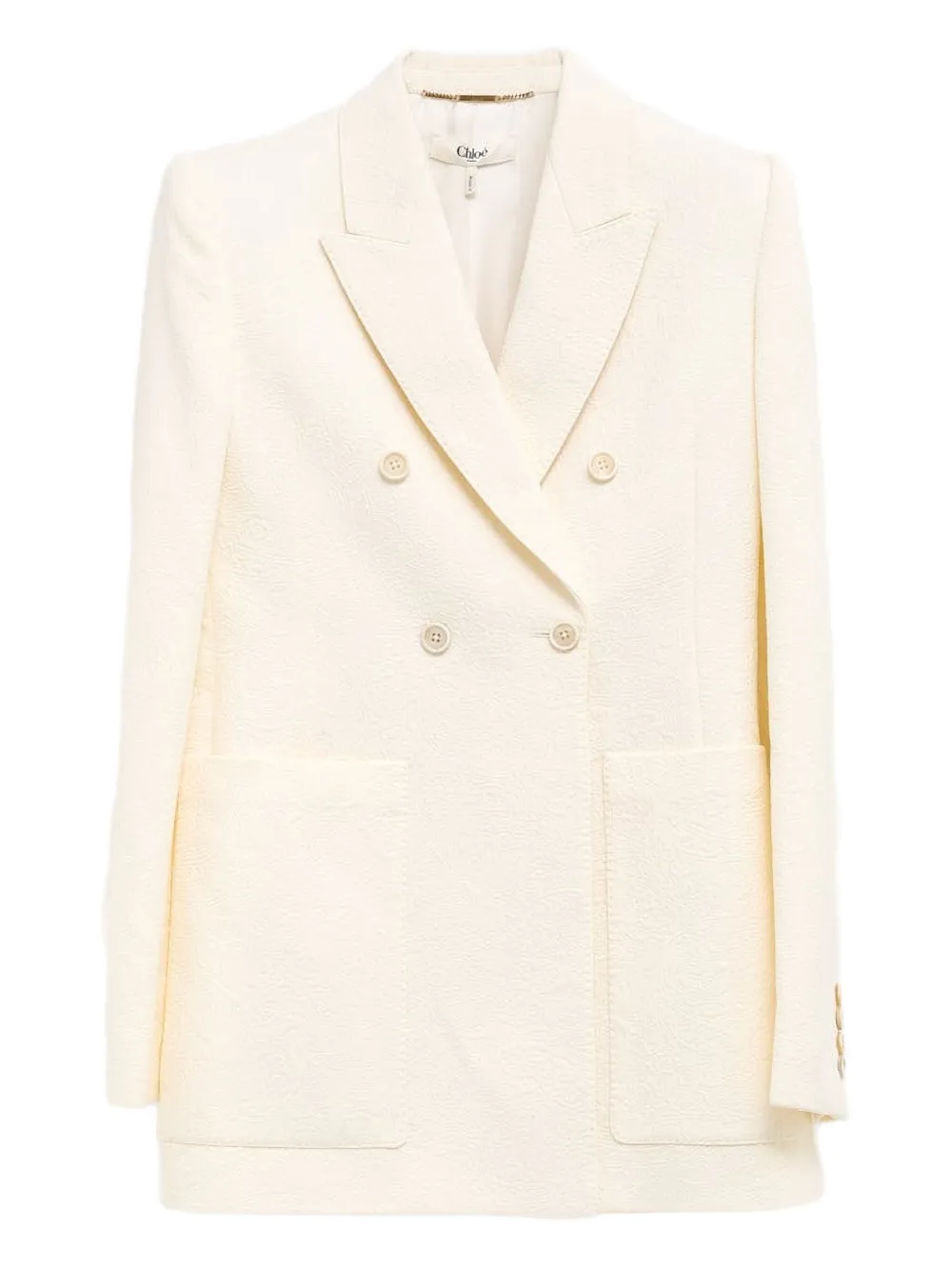 Двубортный блейзер CHLOÉ, нейтральный
Двубортный блейзер CHLOÉ, нейтральный