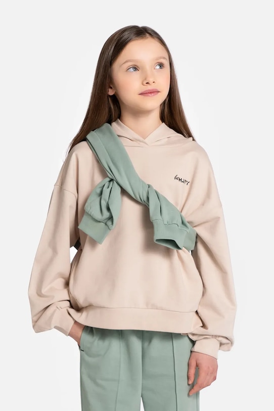 Детская хлопковая толстовка Coccodrillo, бежевый
Детская хлопковая толстовка Coccodrillo, бежевый