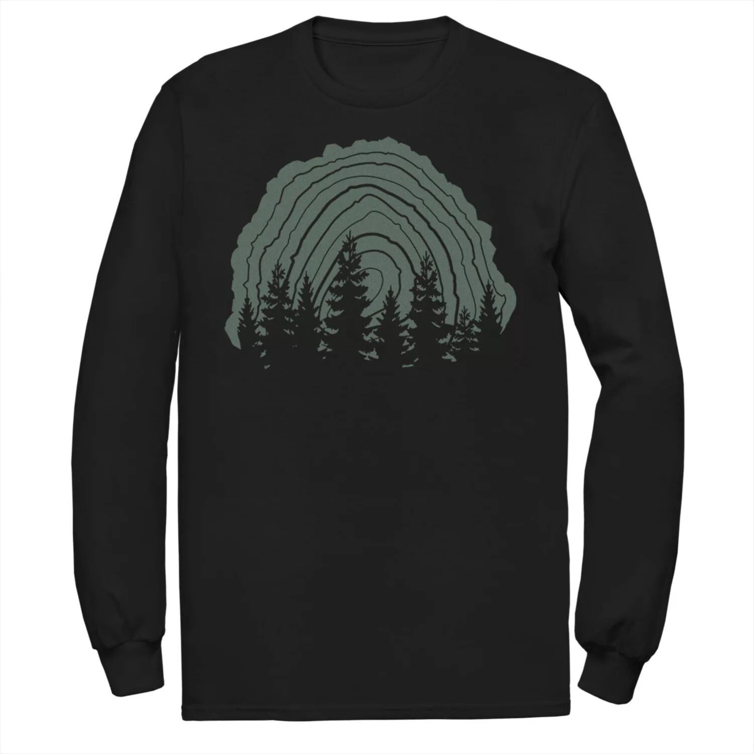 Мужская футболка с силуэтом пня и линии дерева Licensed Character
Мужская футболка с силуэтом пня и линии дерева Licensed Character