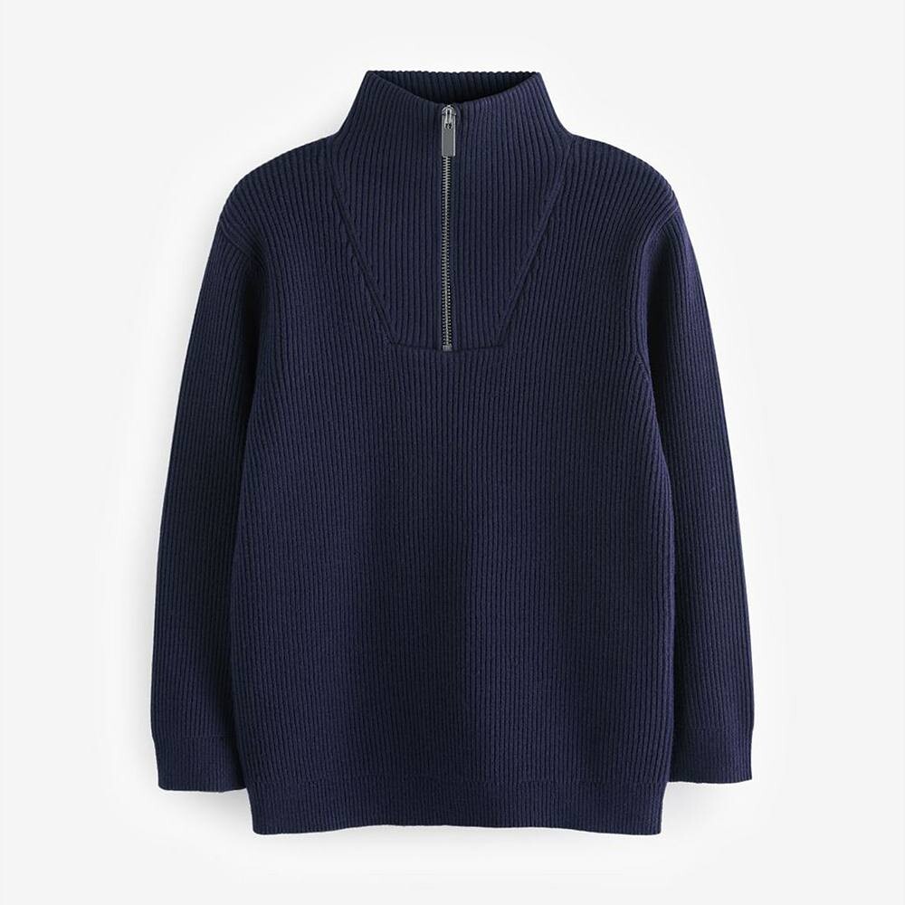 Свободный трикотаж темно-синего цвета с воротником на молнии для мальчиков 4–12 лет NEXT, мультиколор
Свободный трикотаж темно-синего цвета с воротником на молнии для мальчиков 4–12 лет NEXT, мультиколор