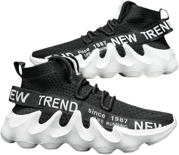 Модные мужские вязаные кроссовки, дышащие, с удобной нескользящей мягкой подошвой для активного отдыха на улице Hoalox, черный
Модные мужские вязаные кроссовки, дышащие, с удобной нескользящей мягкой подошвой для активного отдыха на улице Hoalox, черный