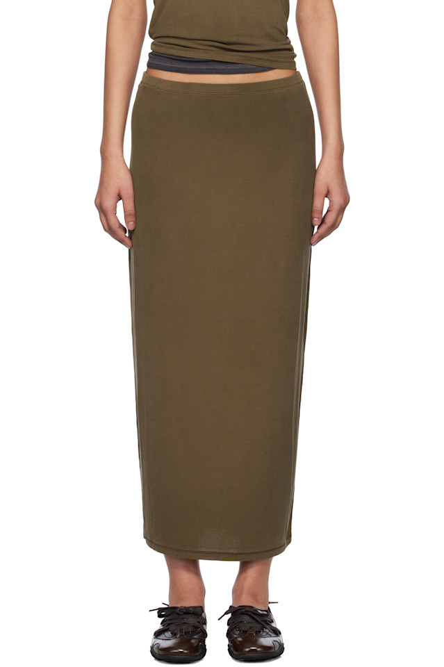 Юбка миди из купро Acne Studios, коричневый
Юбка миди из купро Acne Studios, коричневый