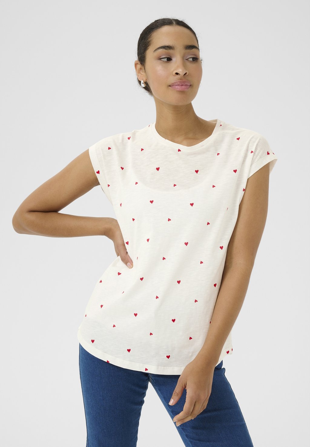 Футболка с принтом KACLAUDI Kaffe, белый
Футболка с принтом KACLAUDI Kaffe, белый