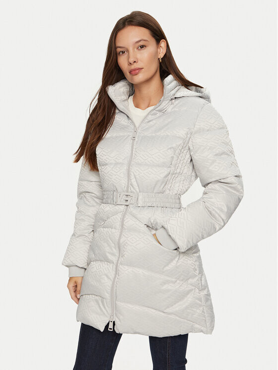 Пуховик стандартного кроя Guess, серый
Пуховик стандартного кроя Guess, серый