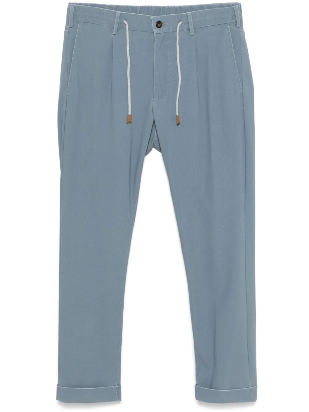 Зауженные твиловые брюки Eleventy, синий 
Зауженные твиловые брюки Eleventy, синий