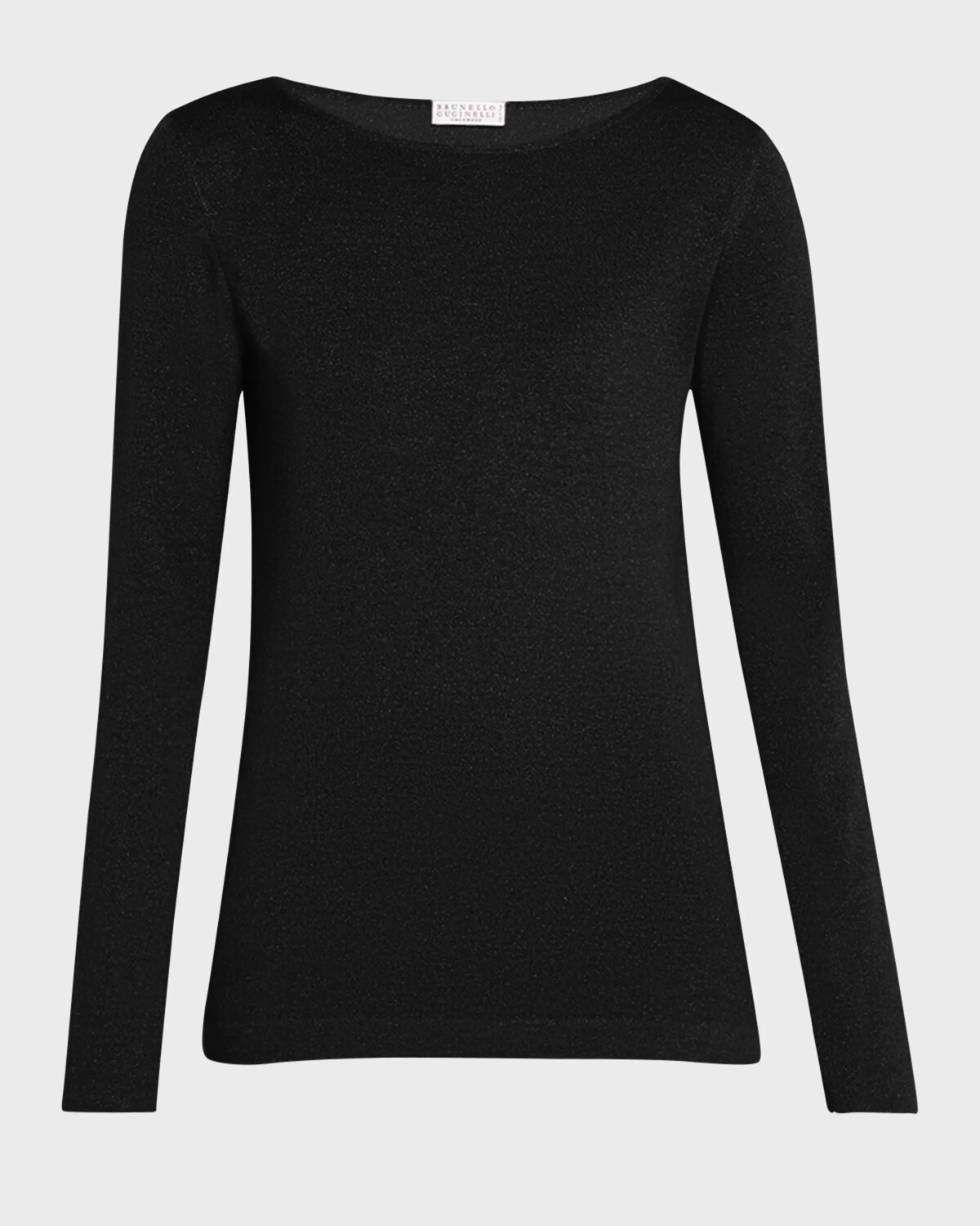 Свитер с вырезом «лодочка» из кашемира и шелка с люрексом Brunello Cucinelli, черный
Свитер с вырезом «лодочка» из кашемира и шелка с люрексом Brunello Cucinelli, черный