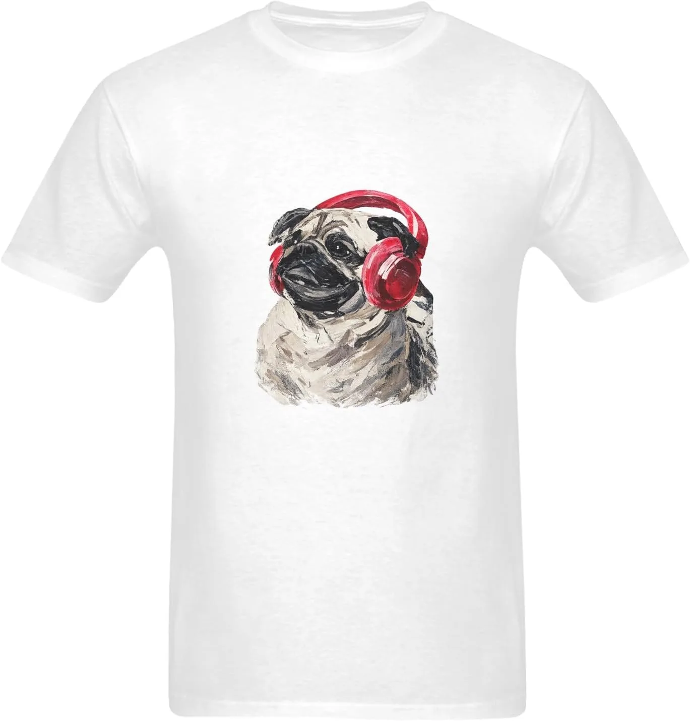 Футболка с принтом мопса и музыкой PURRINI
Футболка с принтом мопса и музыкой PURRINI