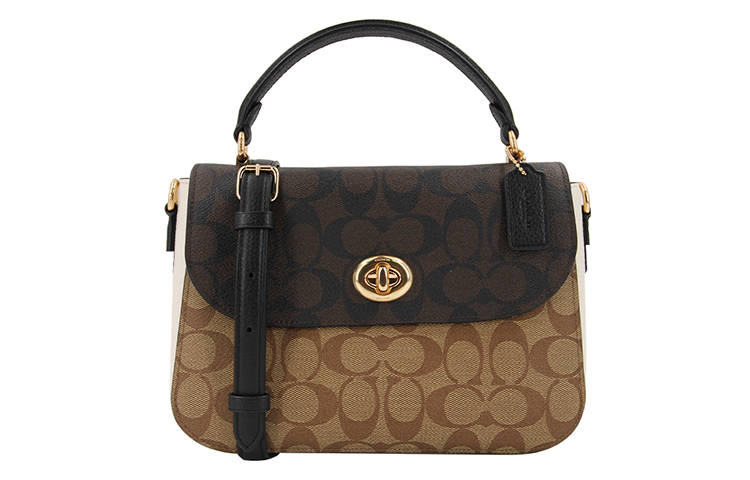 COACH Марли холщовая с кожаной маленькая квадратная сумка
COACH Марли холщовая с кожаной маленькая квадратная сумка