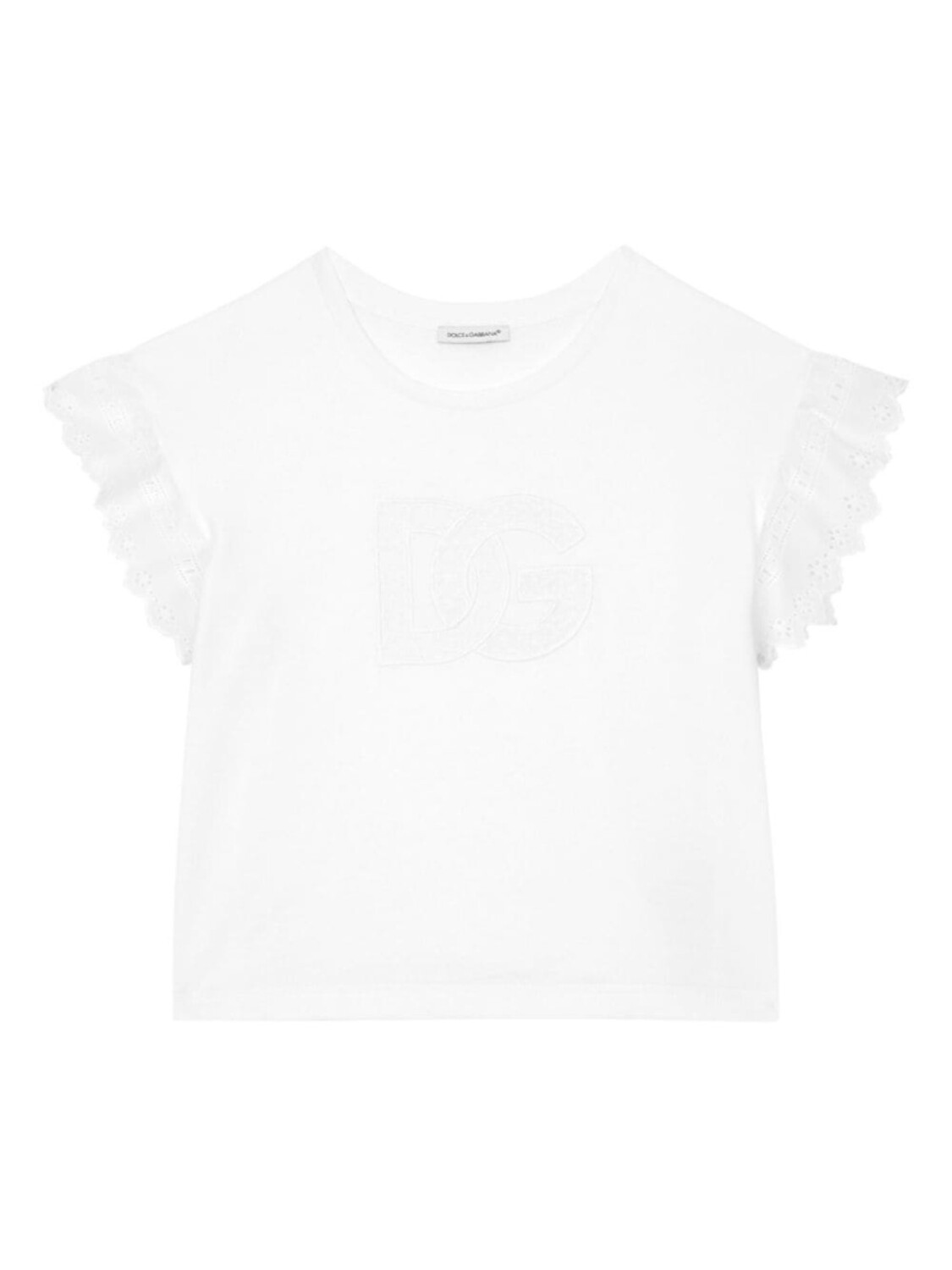 Dolce & Gabbana Kids футболка с английской вышивкой, белый
Dolce & Gabbana Kids футболка с английской вышивкой, белый