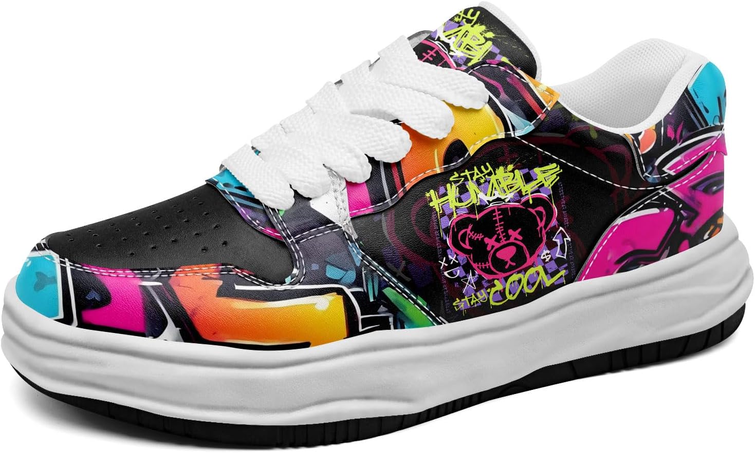 Кроссовки с граффити для мужчин и женщин, стильная уличная обувь, низкие, удобные для прогулок, ботинки Awsole, белый/черный/зеленый/желтый/розовый
Кроссовки с граффити для мужчин и женщин, стильная уличная обувь, низкие, удобные для прогулок, ботинки Awsole, белый/черный/зеленый/желтый/розовый