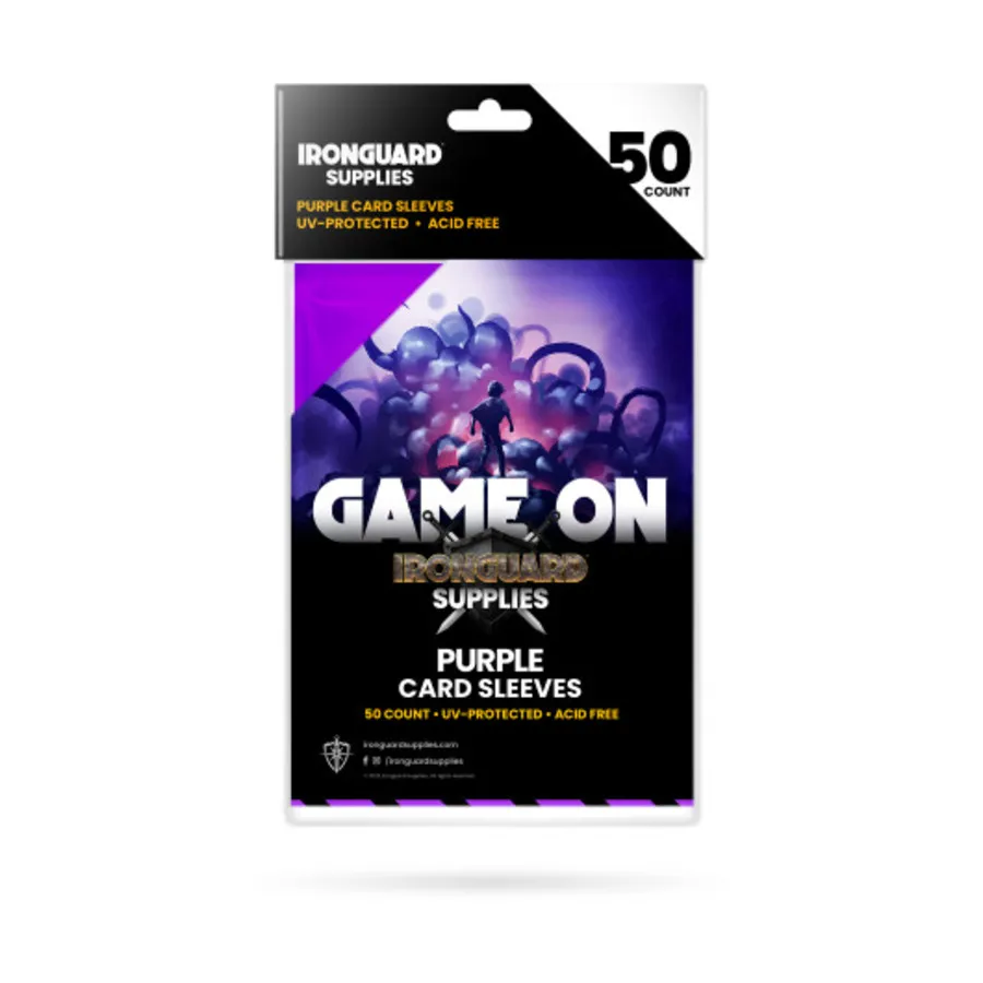 Карманы для карт – фиолетовый (50), Card Sleeves & Protection (Ironguard Supplies)
Карманы для карт – фиолетовый (50), Card Sleeves & Protection (Ironguard Supplies)