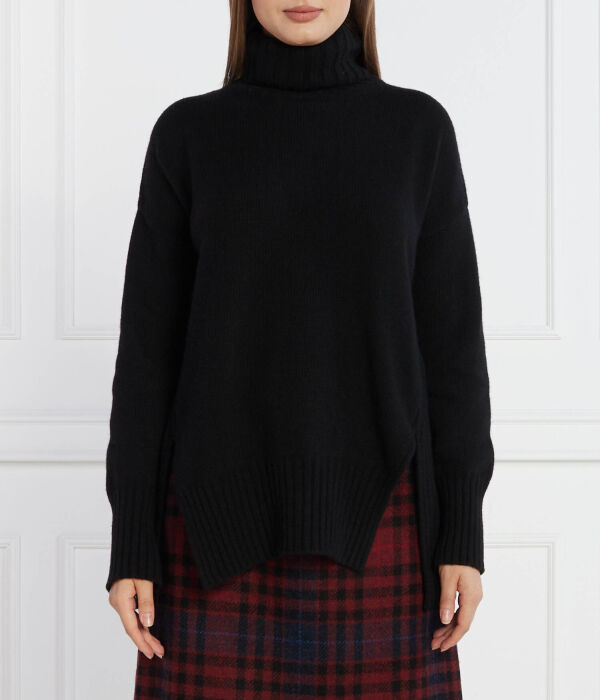 Свитер женский Marella Sport с высоким воротником, черный
Свитер женский Marella Sport с высоким воротником, черный