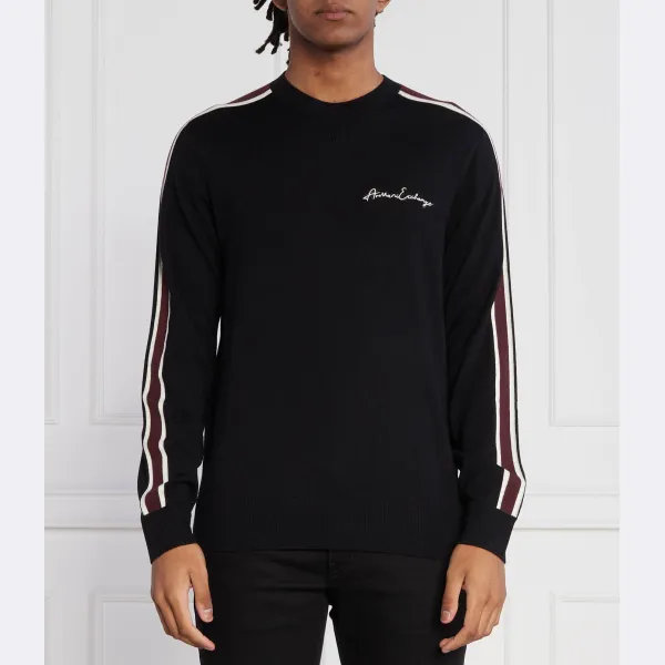 Свитер обычного кроя с добавлением шерсти Armani Exchange, синий
Свитер обычного кроя с добавлением шерсти Armani Exchange, синий