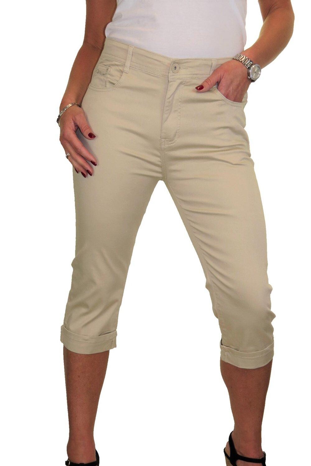 Укороченные брюки чинос с высокой талией Paulo Due, бежевый 
Укороченные брюки чинос с высокой талией Paulo Due, бежевый