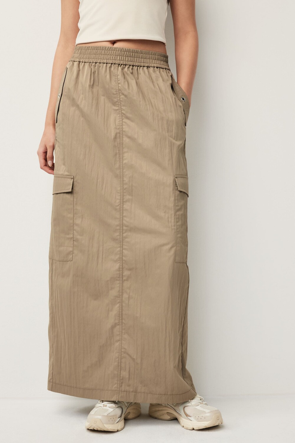 Легкая юбка-миди в стиле брюк-карго Next, зеленый
Легкая юбка-миди в стиле брюк-карго Next, зеленый